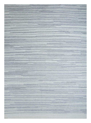 Wollteppich - 300 x 240 cm - hellgrau