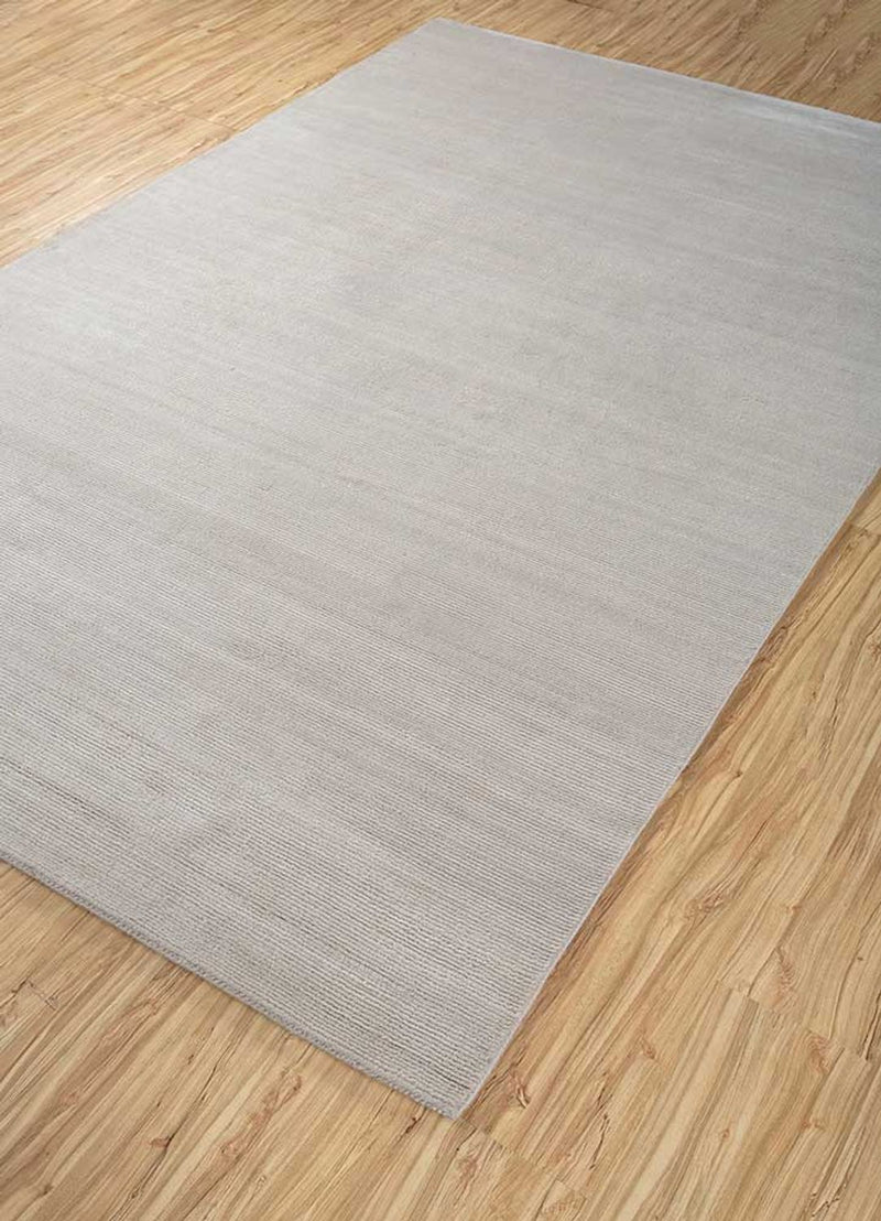 Wollteppich - 270 x 180 cm - hellgrau