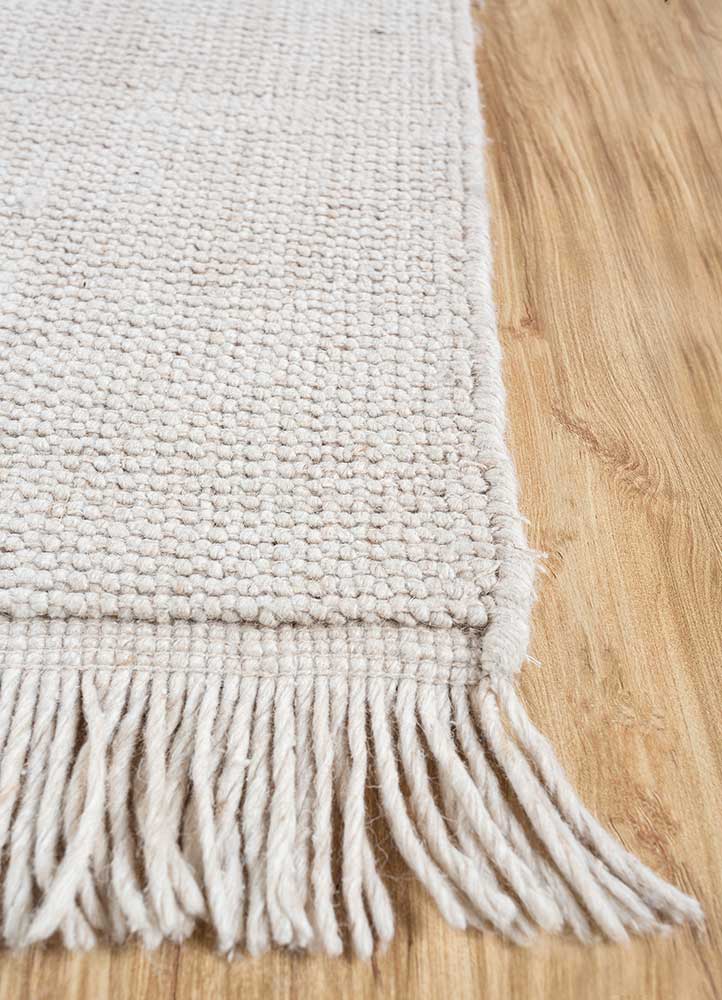 Teppich - 90 x 60 cm - creme