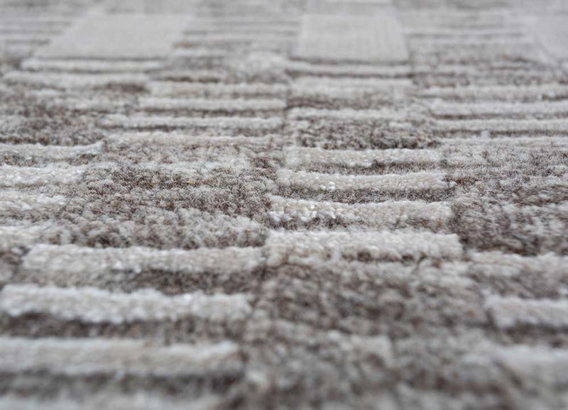 Wollteppich - 300 x 240 cm - taupe