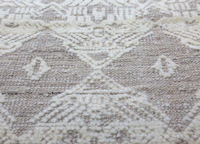 Wollteppich - 420 x 300 cm - creme
