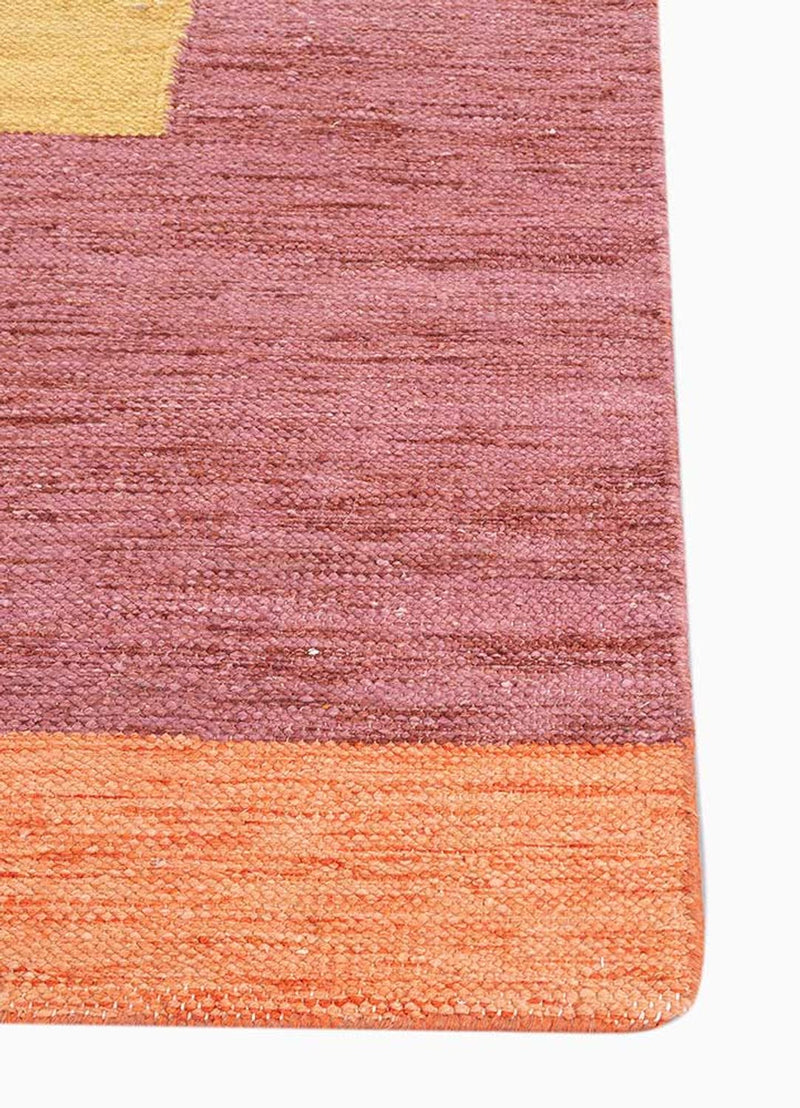 Wollteppich sonderform  - 270 x 180 cm - orange
