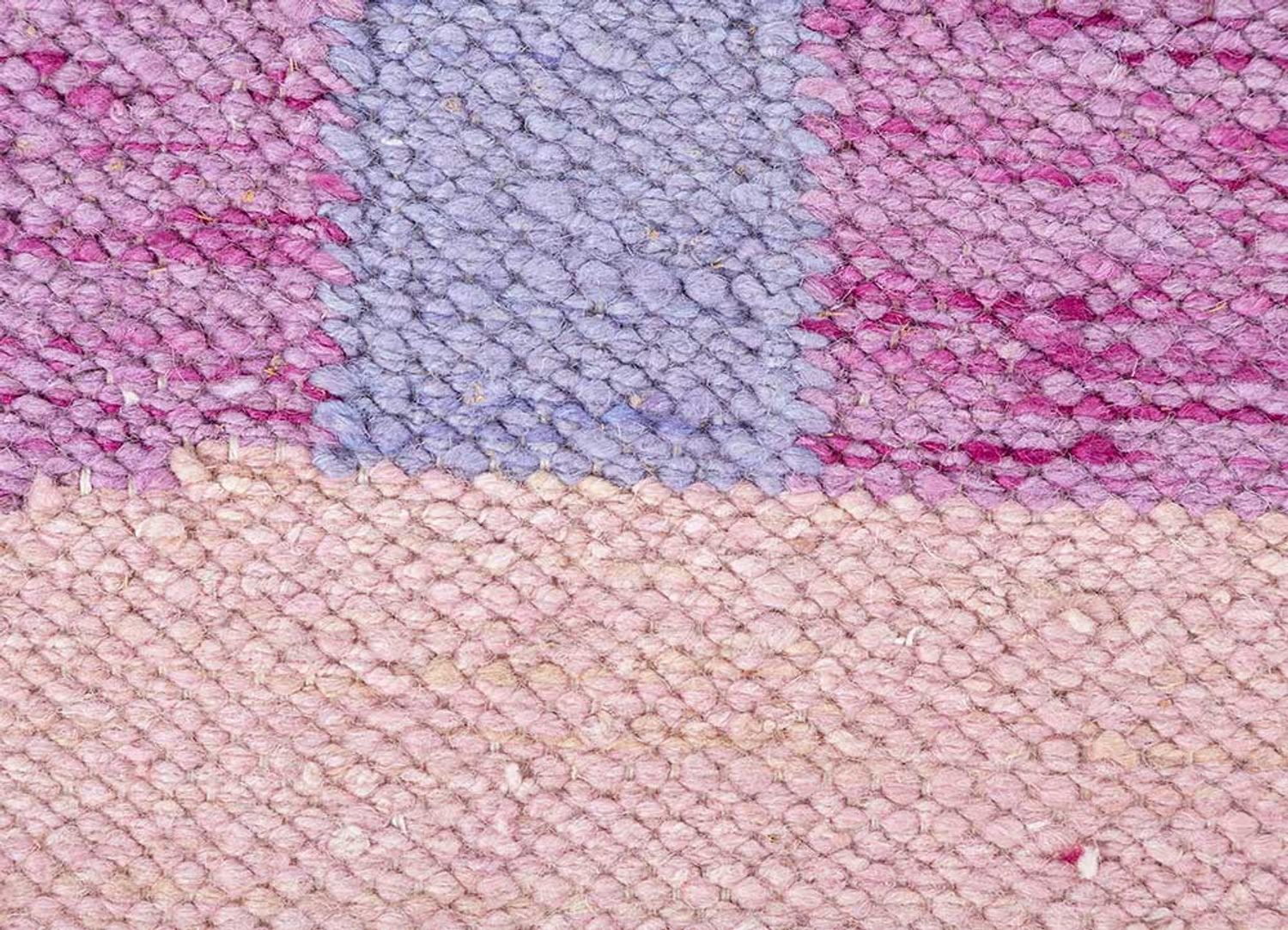 Wollteppich sonderform  - 270 x 180 cm - lila