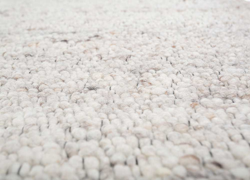 Wollteppich - 240 x 180 cm - creme