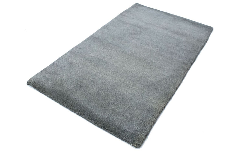 Nepal Teppich 157 x 91 cm - silber