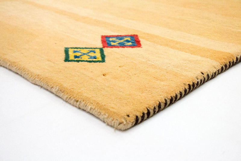 Gabbeh Teppich - Indus 193 x 121 cm - gold