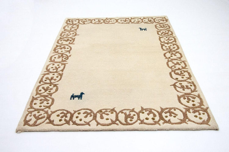 Gabbeh Teppich - Indus 228 x 155 cm - beige