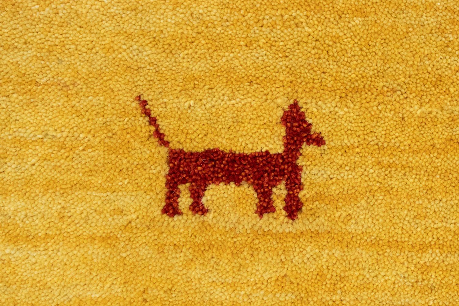 Gabbeh Teppich - Indus 200 x 80 cm - gold