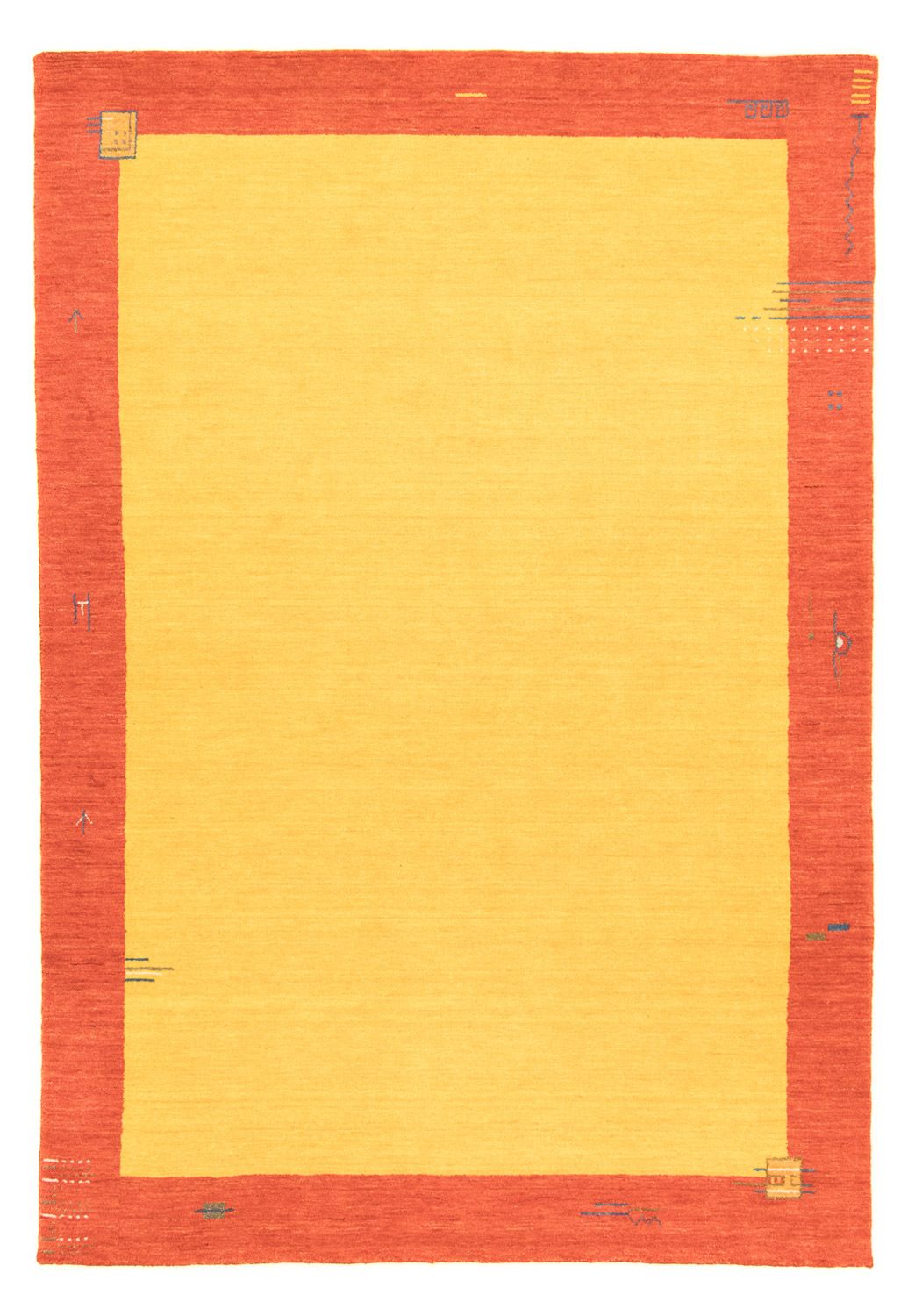 Gabbeh Teppich - Indus 180 x 120 cm - gold