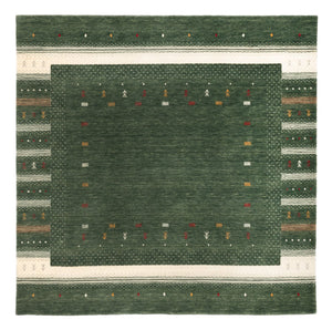 Gabbeh Teppich - Loribaft Softy - Aurora Flair - quadratisch