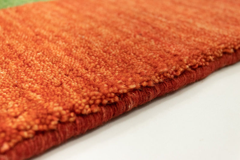 Gabbeh Teppich - Indus 300 x 250 cm - grün
