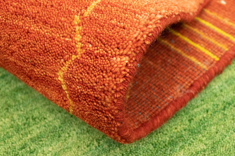 Gabbeh Teppich - Indus 300 x 250 cm - grün