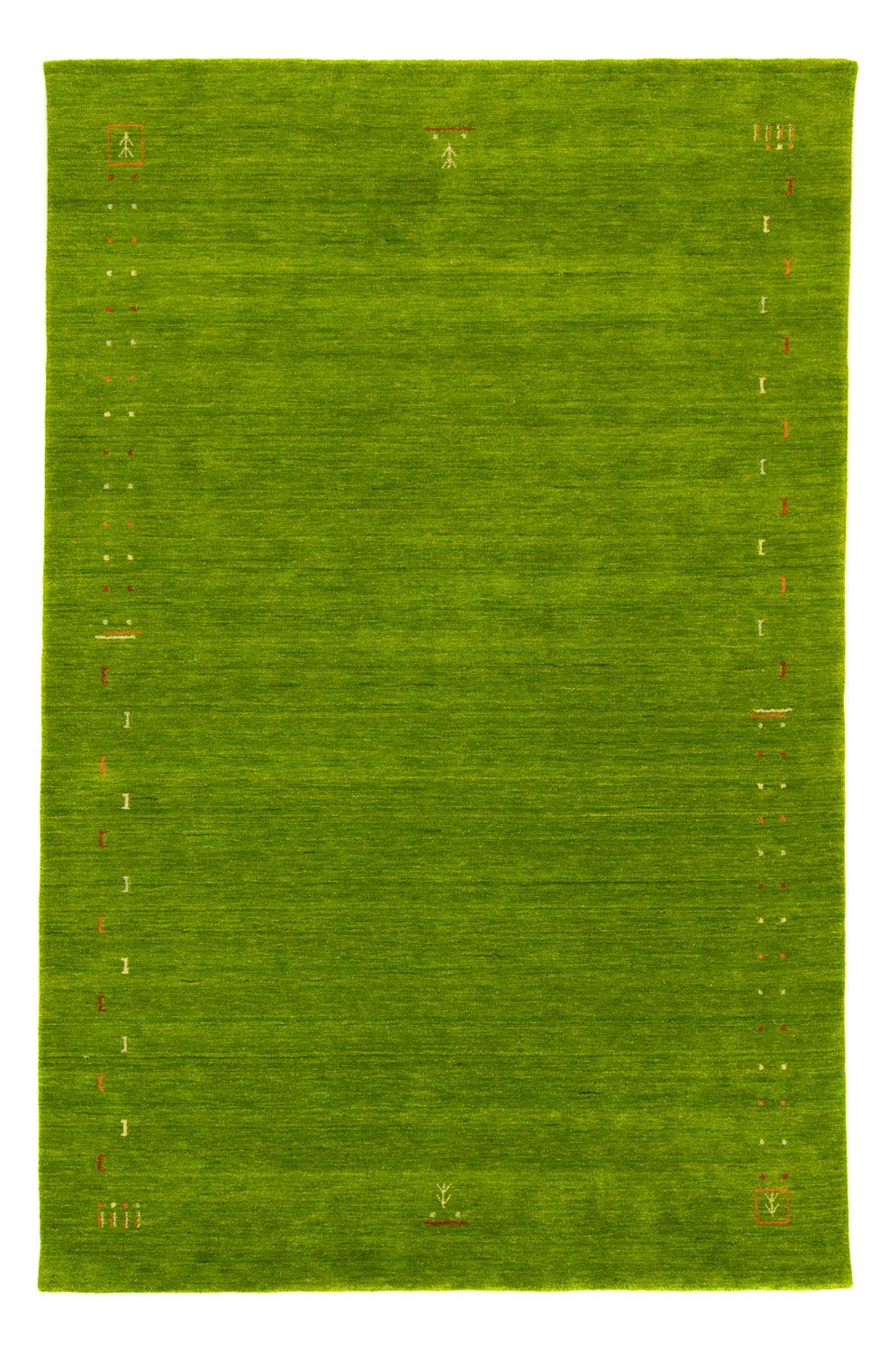Gabbeh Teppich - Indus 60 x 40 cm - grün