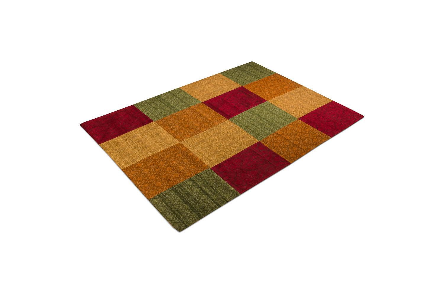 Patchwork Teppich 300 x 200 cm Teppich Wohnzimmer