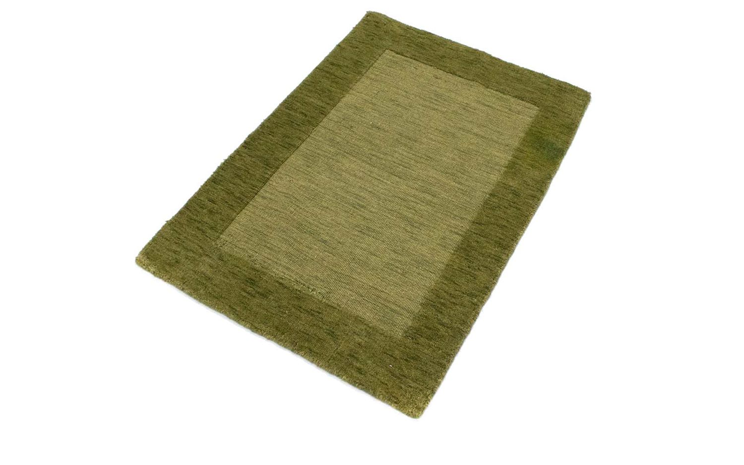 Wollteppich 90 x 60 cm Fußmatte
