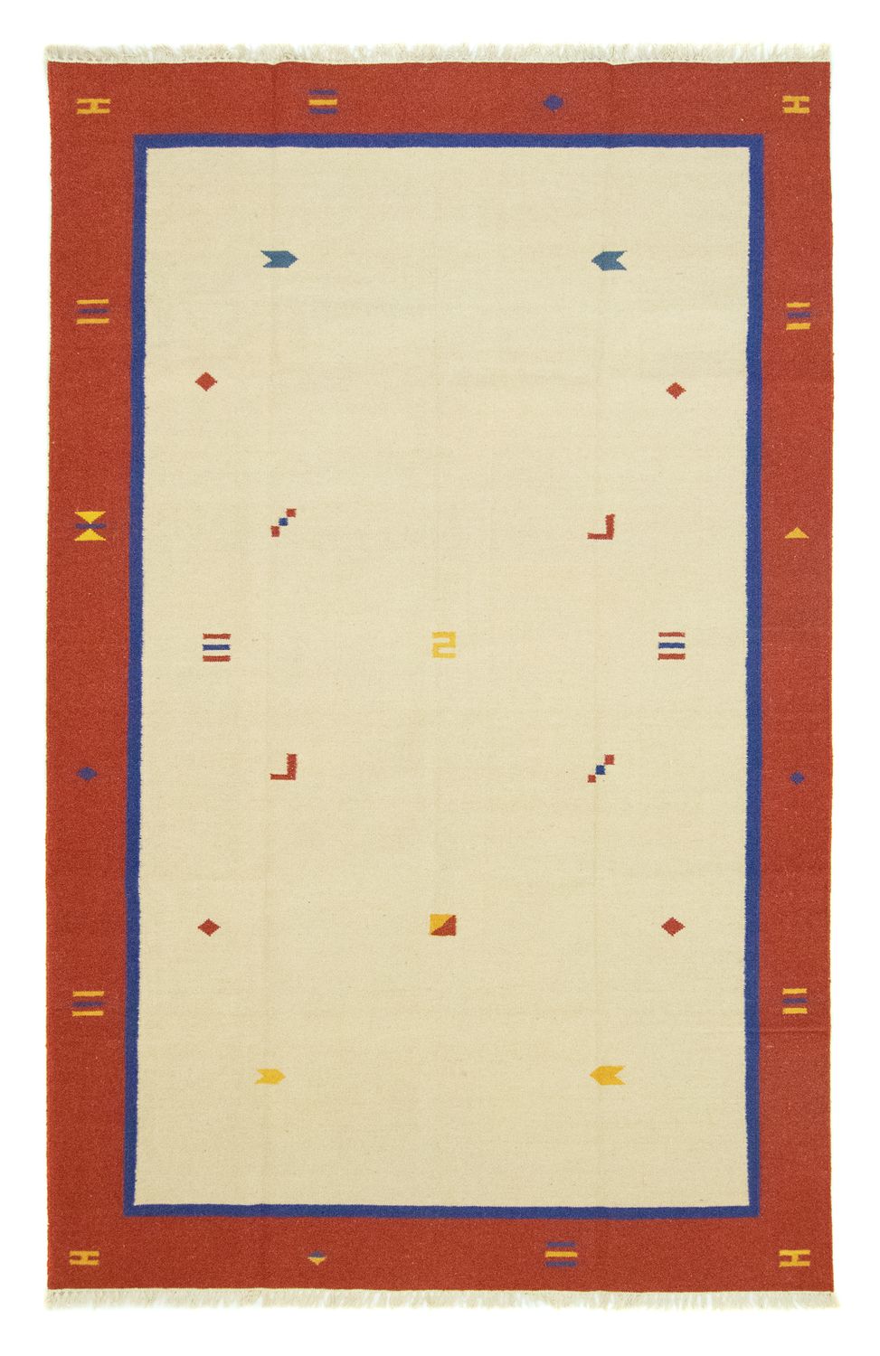 Kelim Teppich - Trendy 300 x 200 cm - beige