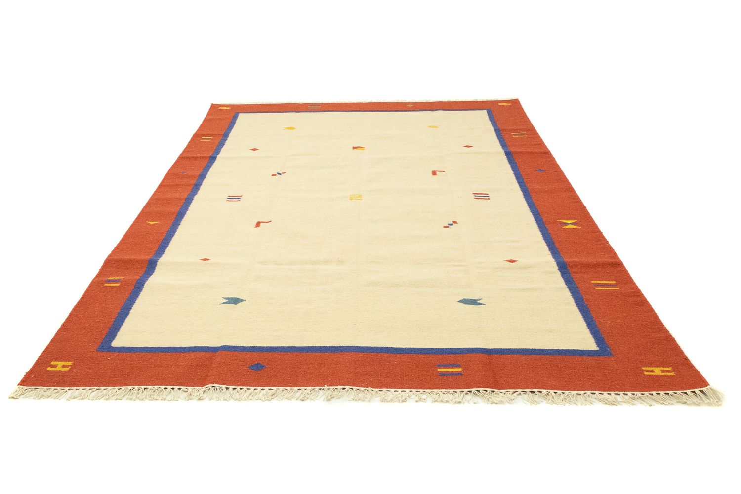 Kelim Teppich - Trendy 300 x 200 cm - beige