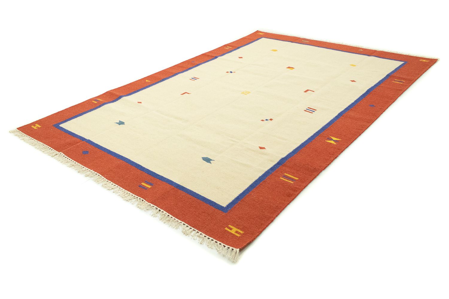 Kelim Teppich - Trendy 300 x 200 cm - beige