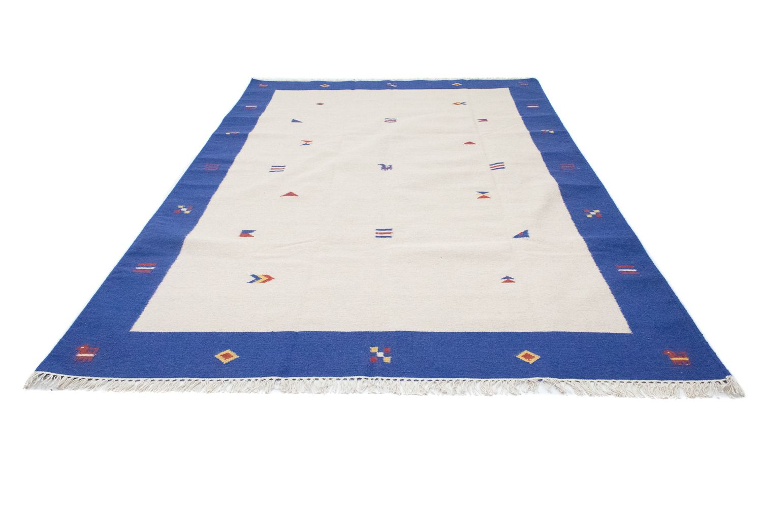 Kelim Teppich - Trendy 300 x 200 cm - beige