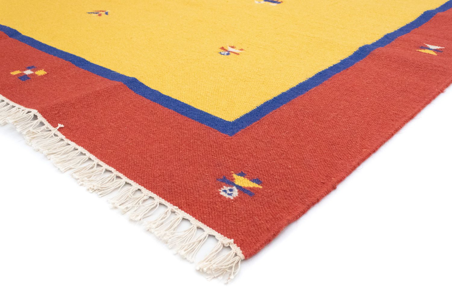 Kelim Teppich - Trendy 300 x 200 cm - gelb