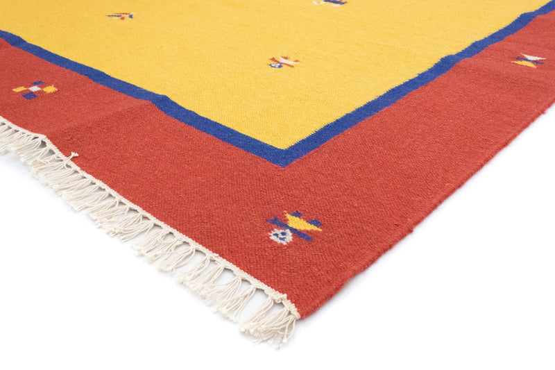 Kelim Teppich - Trendy 300 x 200 cm - gelb