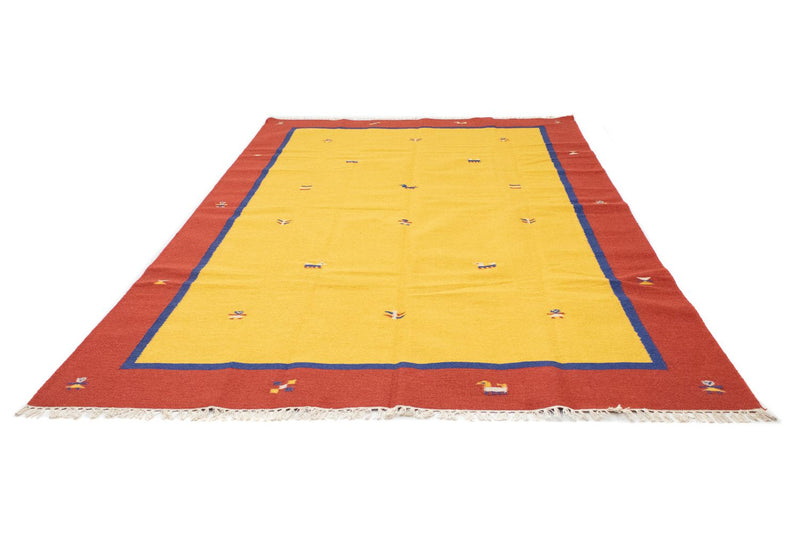 Kelim Teppich - Trendy 300 x 200 cm - gelb