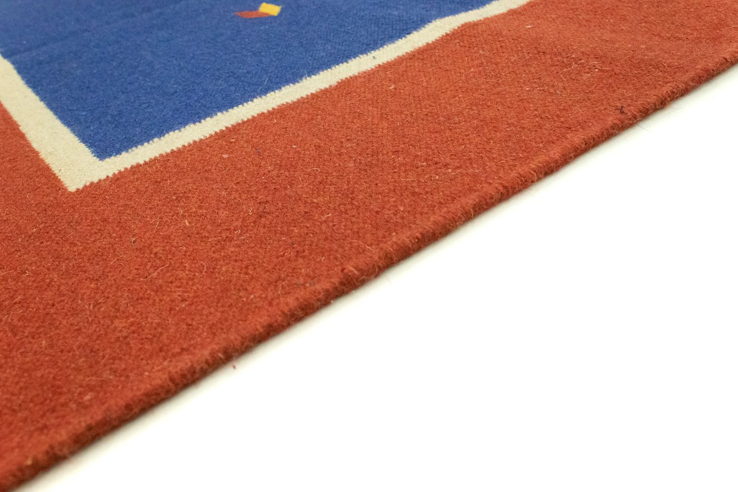 Kelim Teppich - Trendy 300 x 200 cm - blau