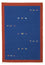 Kelim Teppich - Trendy 180 x 120 cm - blau