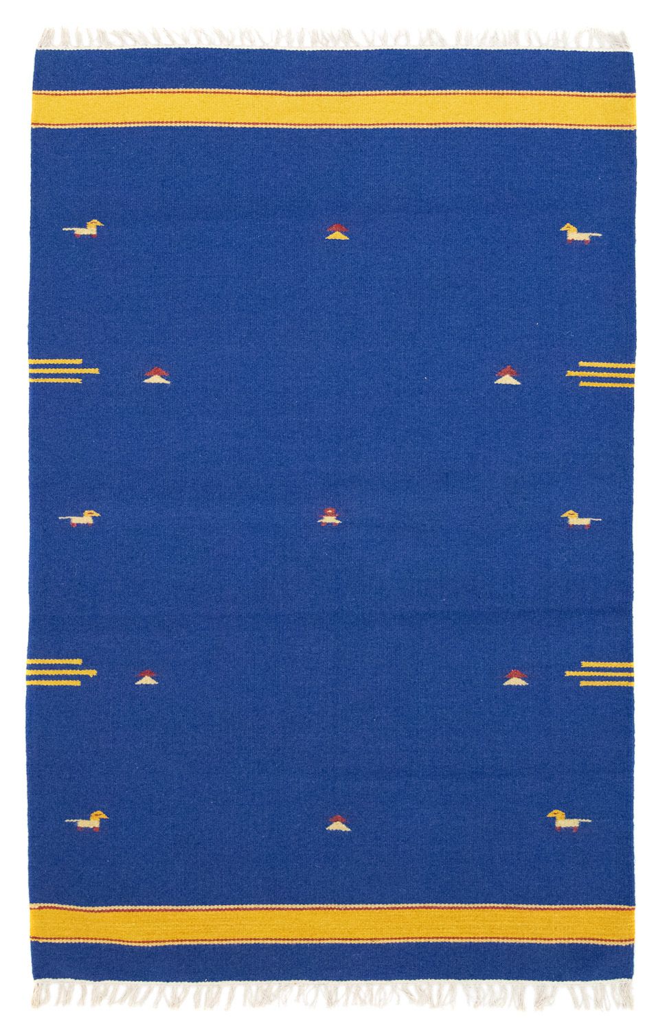 Kelim Teppich - Trendy 180 x 120 cm - blau