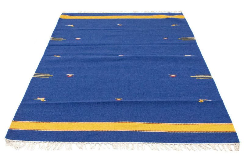 Kelim Teppich - Trendy 180 x 120 cm - blau