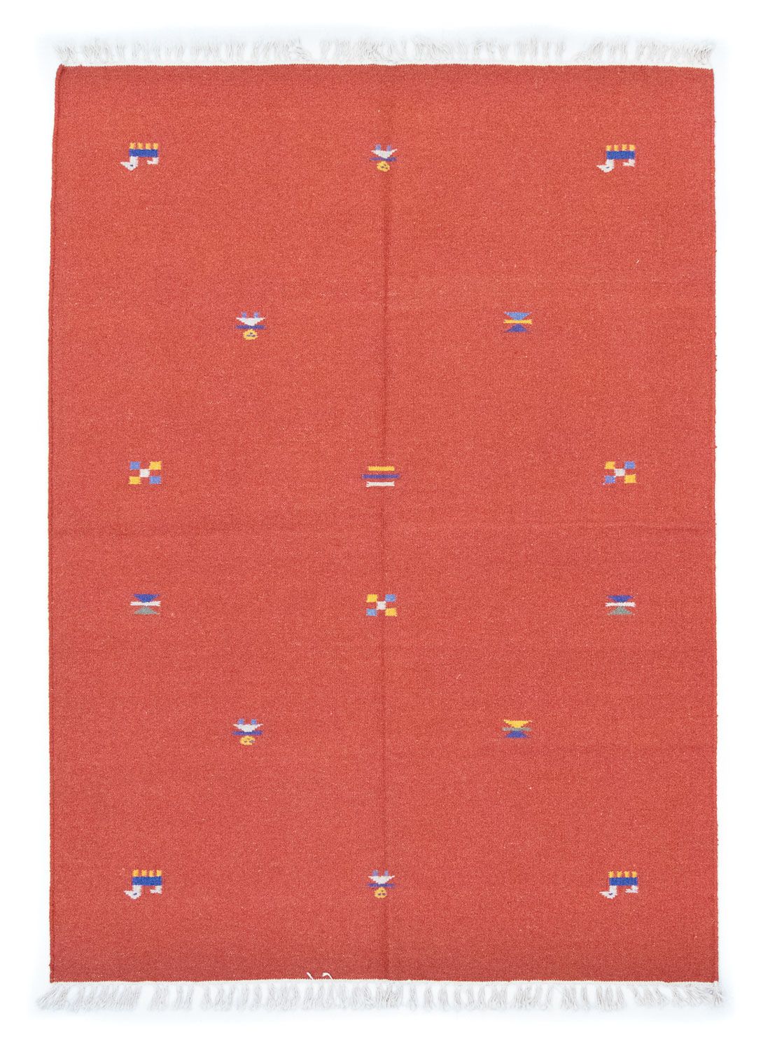 Kelim Teppich - Trendy 200 x 140 cm - orange