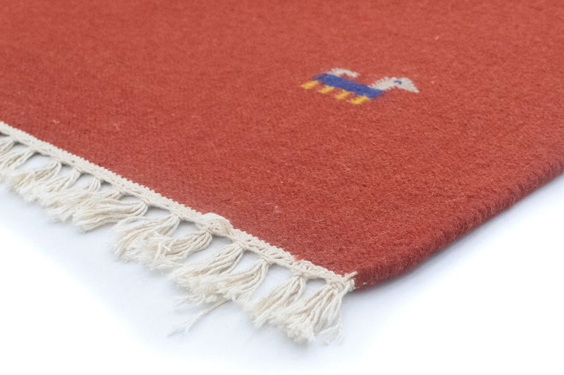 Kelim Teppich - Trendy 200 x 140 cm - orange