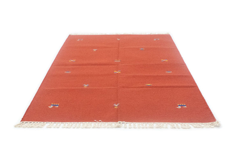 Kelim Teppich - Trendy 200 x 140 cm - orange
