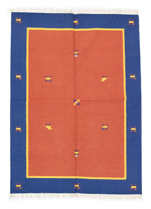 Kelim Teppich - Trendy 200 x 140 cm - orange