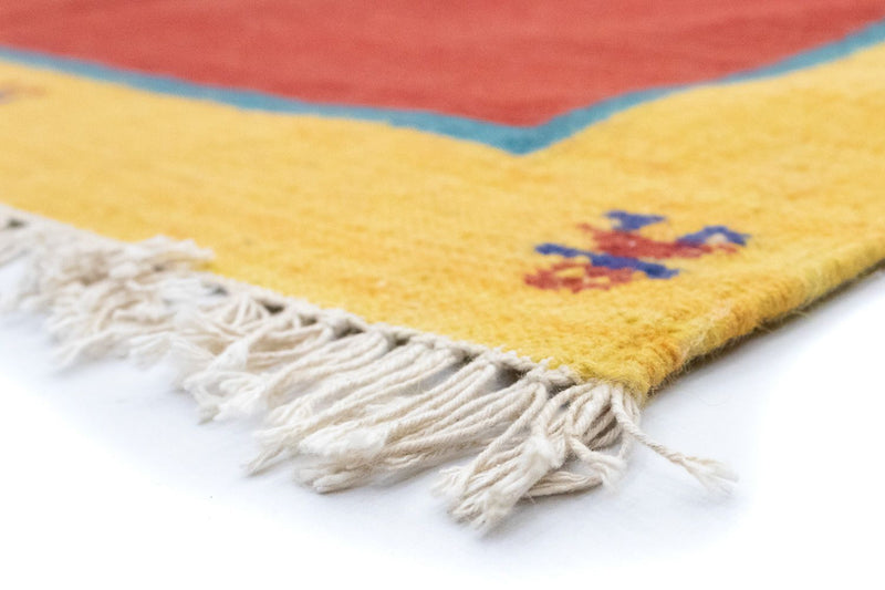 Kelim Teppich - Trendy 200 x 140 cm - rot
