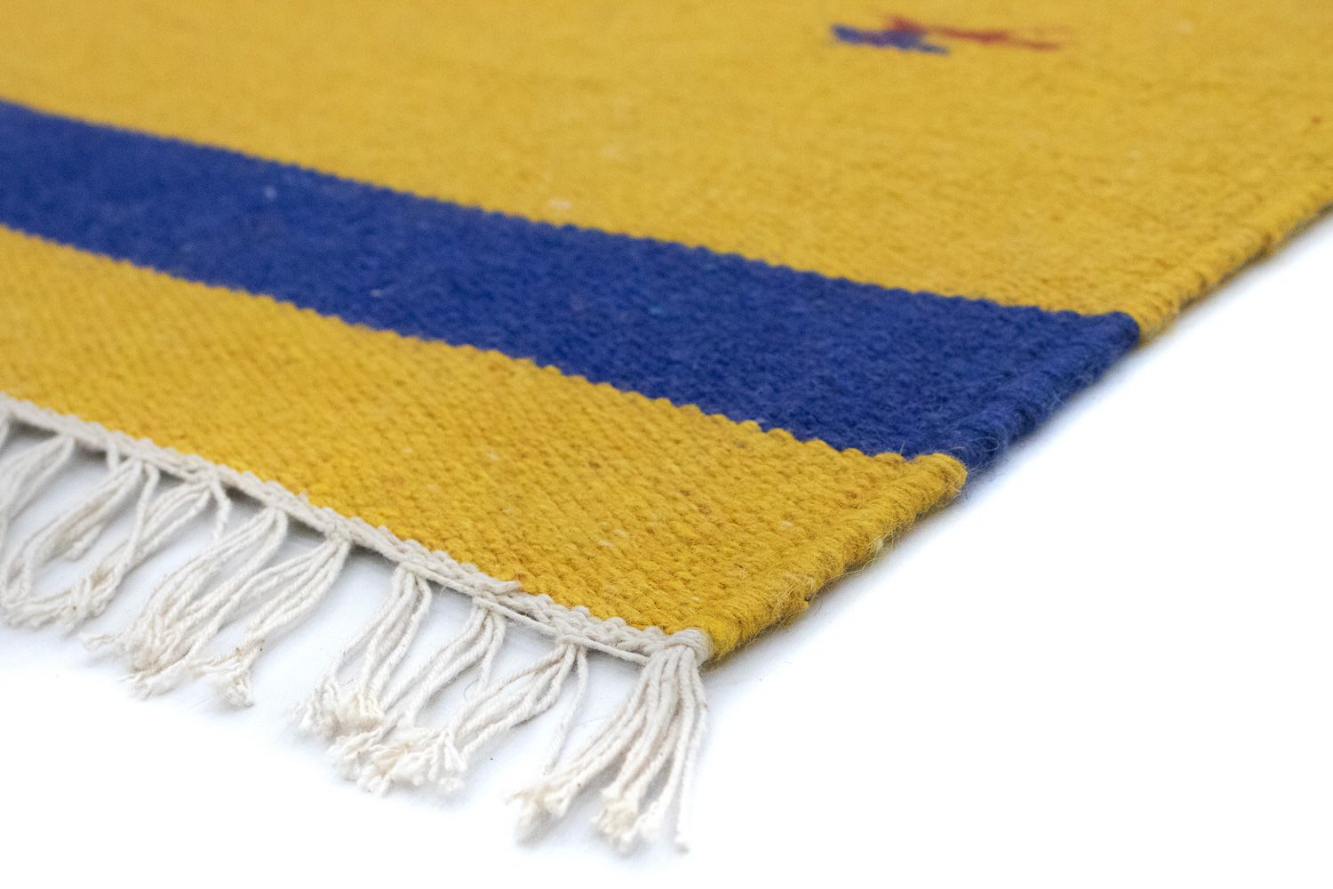 Kelim Teppich - Trendy 180 x 120 cm - gelb