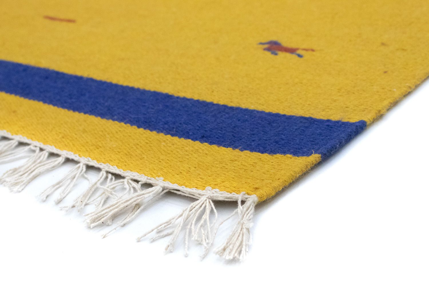 Kelim Teppich - Trendy 180 x 120 cm - gelb