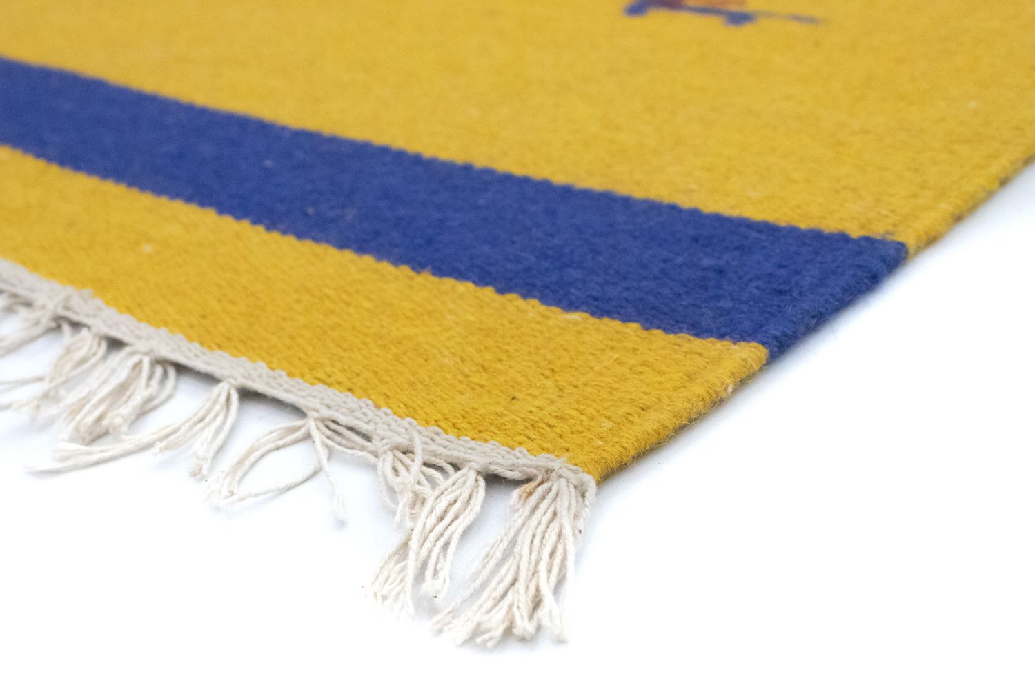 Kelim Teppich - Trendy 180 x 120 cm - gelb