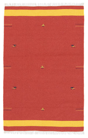 Kelim Teppich - Trendy 180 x 120 cm - rot