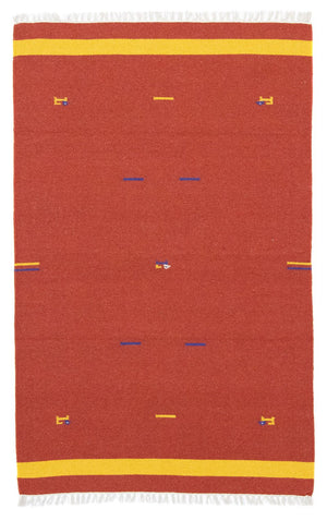 Kelim Teppich - Trendy 180 x 120 cm - rot
