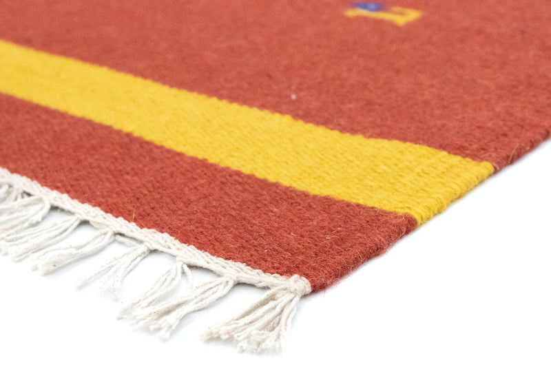 Kelim Teppich - Trendy 180 x 120 cm - rot
