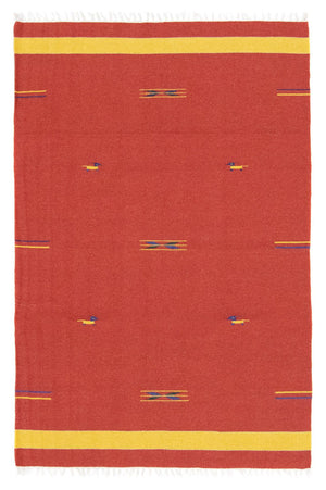Kelim Teppich - Trendy 180 x 120 cm - rot