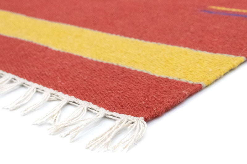 Kelim Teppich - Trendy 180 x 120 cm - rot