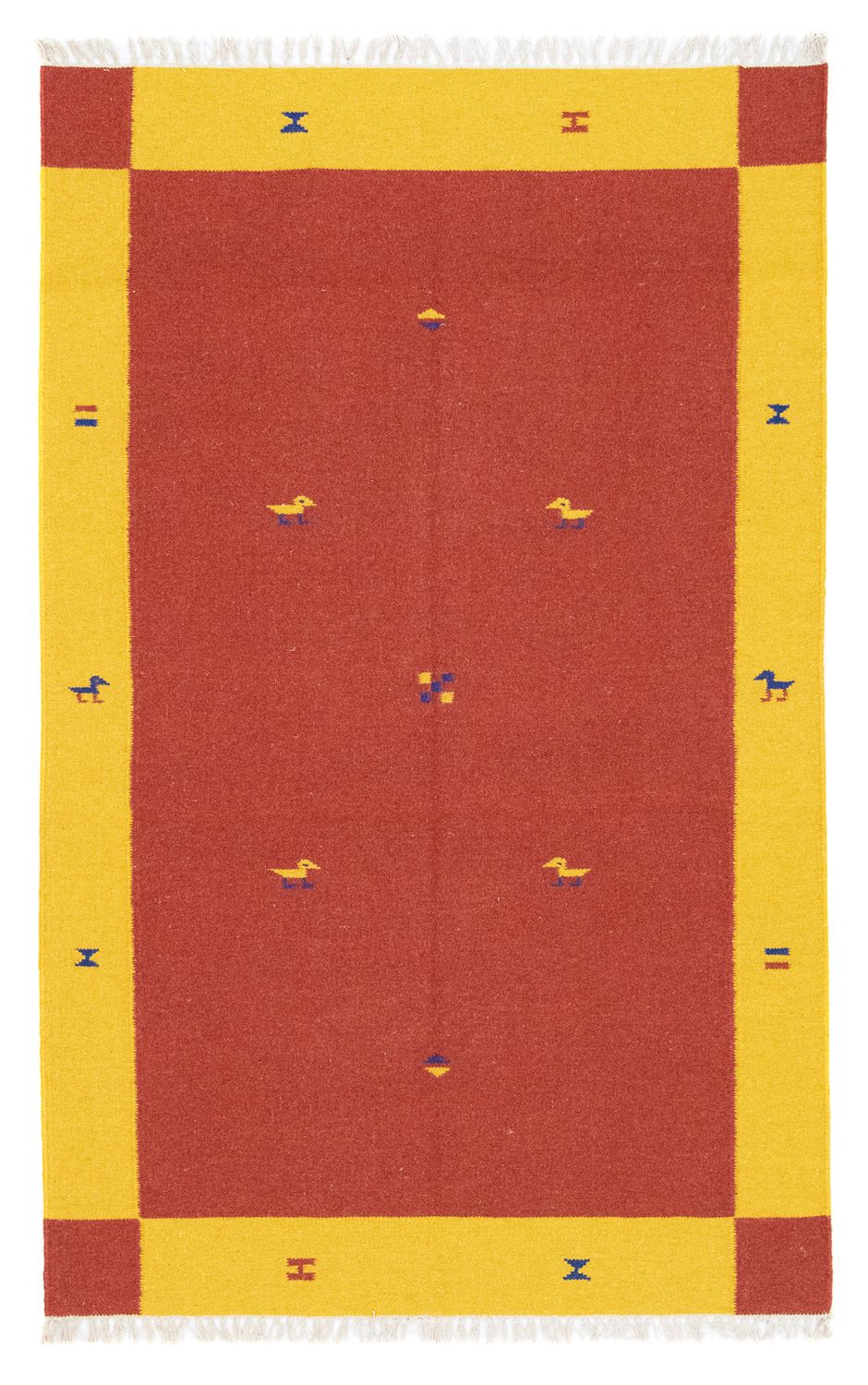 Kelim Teppich - Trendy 180 x 120 cm - rot