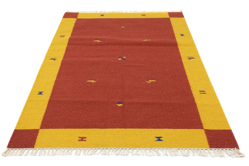Kelim Teppich - Trendy 180 x 120 cm - orange