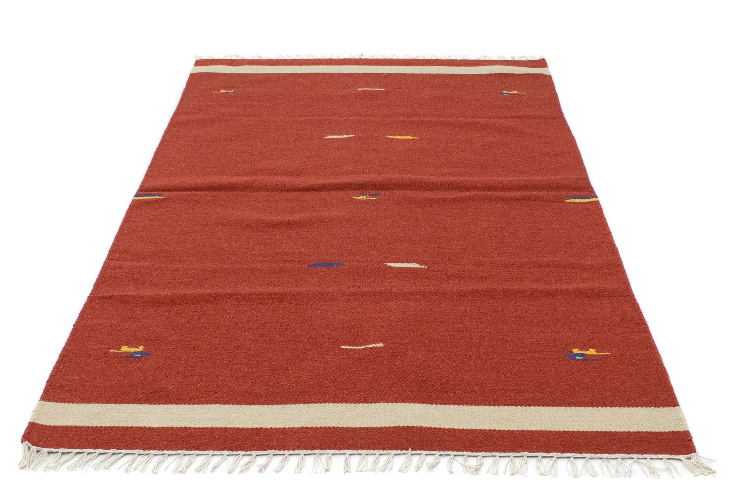 Kelim Teppich - Trendy 180 x 120 cm - rot