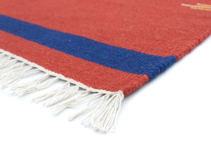 Kelim Teppich - Trendy 180 x 120 cm - rot