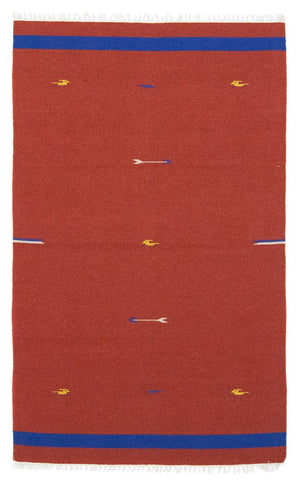 Kelim Teppich - Trendy 180 x 120 cm - rot