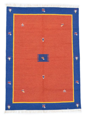 Kelim Teppich - Trendy 200 x 140 cm - orange