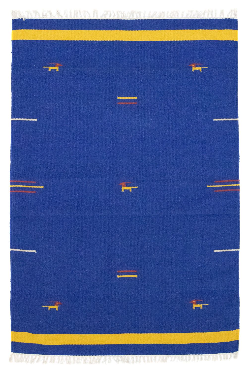 Kelim Teppich - Trendy 180 x 120 cm - blau